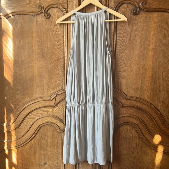 Ramy Brook Alexandra Sleeveless Dress in Light Blue/Silver - Picture 6 of 8